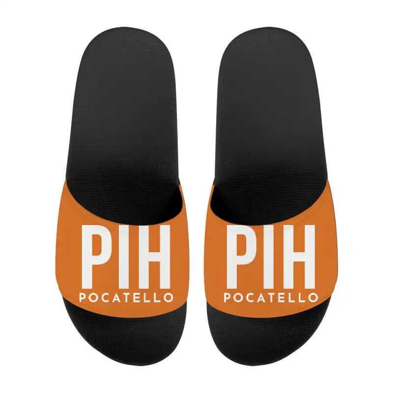 Pocatello Regional Airport (PIH) Slippers & Flip Flops - Slippers - Sport - Code - Orange