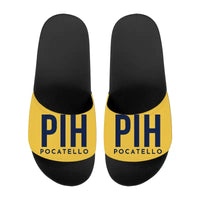 Thumbnail for Pocatello Regional Airport (PIH) Slippers & Flip Flops - Slippers - Sport - Code - Yellow