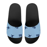 Thumbnail for Pocatello Regional Airport (PIH) Slippers & Flip Flops - Slippers - Sport - Pattern - Light Blue
