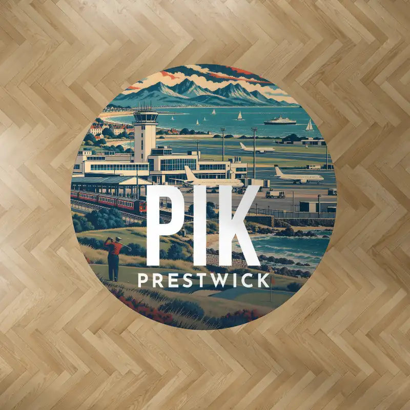 Glasgow Prestwick Airport (PIK) Carpets - Carpet Round - Scene