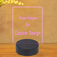 Thumbnail for Your Custom Design & Image & Logo & Text & Outline Designed 3D Lamp