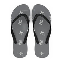 Thumbnail for Petropavlovsk-Kamchatsky Yelizovo Airport (PKC) Slippers & Flip Flops - Slippers - Flip Flops - Pattern - Gray