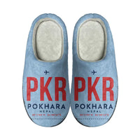 Thumbnail for Pokhara International Airport (PKR) Slippers & Flip Flops - Slippers - Cotton - Code - Same - Light Blue