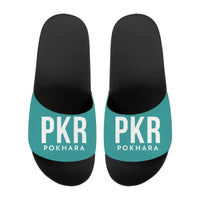 Thumbnail for Pokhara International Airport (PKR) Slippers & Flip Flops - Slippers - Sport - Code - Turquoise