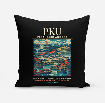 PKU - Poster - Pillow - Black