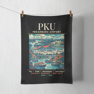 PKU - Poster - Towel - Black
