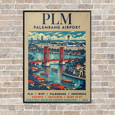 PLM - Poster - Canvas Framed - Beige