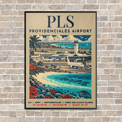 PLS - Poster - Canvas Framed - Beige