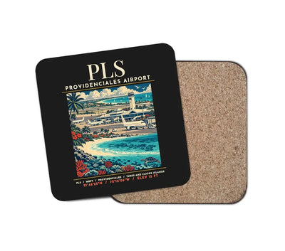 PLS - Poster - Coaster - Black