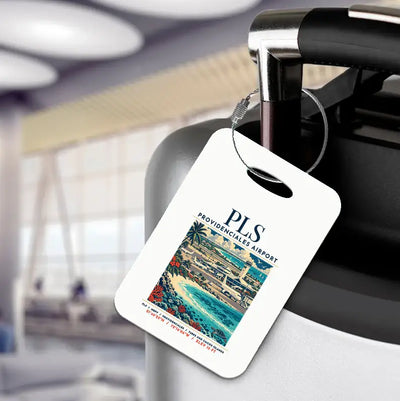 PLS - Poster - Luggage Tag - White