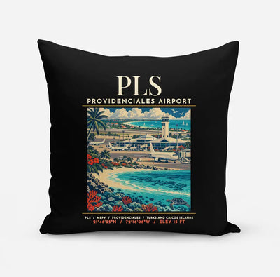 PLS - Poster - Pillow - Black