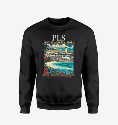 PLS - Poster - Sweatshirt - Black