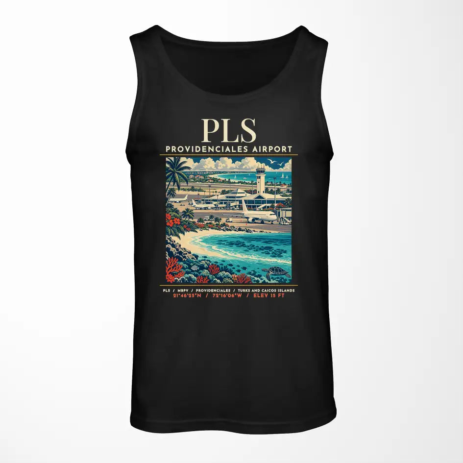 PLS - Poster - Tank Top - Black