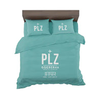 Thumbnail for Gqeberha Chief Dawid Stuurman International Airport (PLZ) Bedding Sets & Blankets - Bedding Set - ID Tag - Turquoise