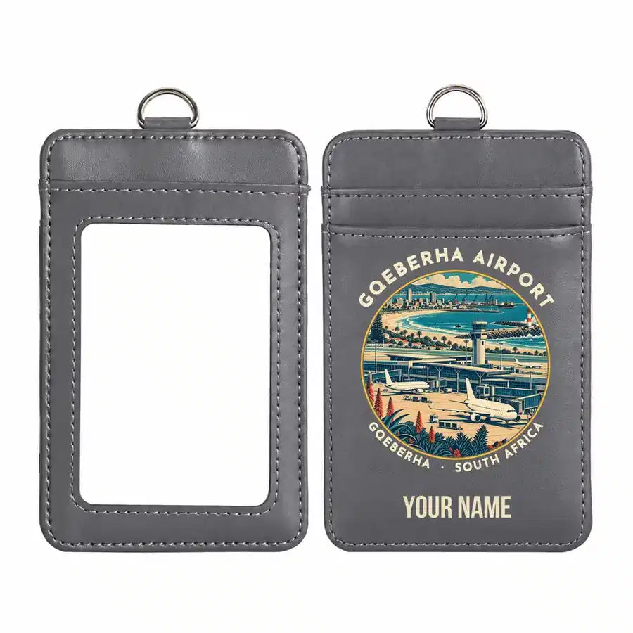 PLZ - ID Card Holder - Badge - Gray + Name