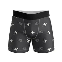 Thumbnail for Gqeberha Chief Dawid Stuurman International Airport (PLZ) Men Boxers - Pattern - Black