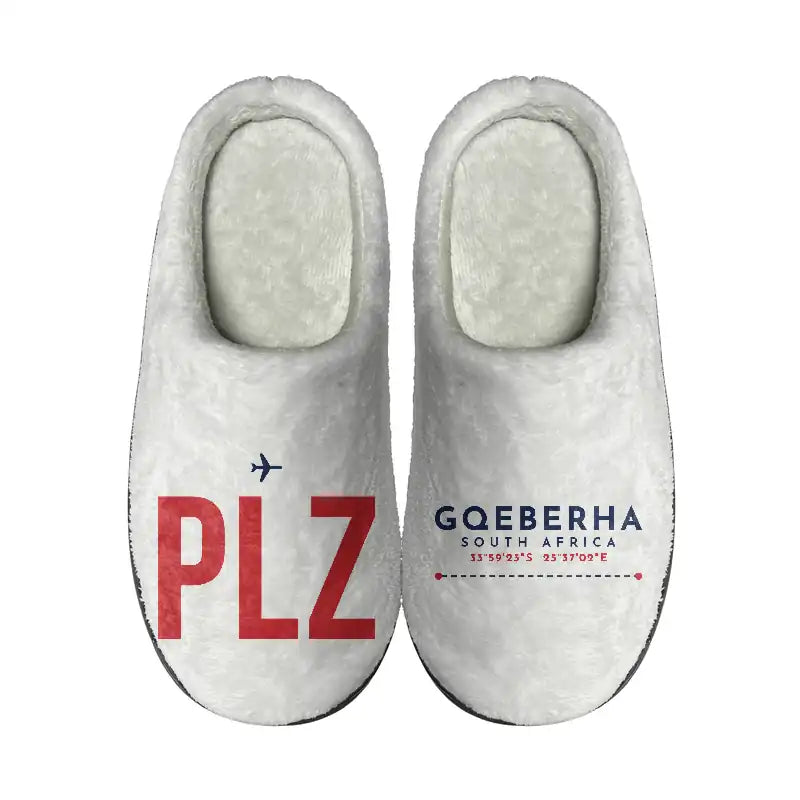 Gqeberha Chief Dawid Stuurman International Airport (PLZ) Slippers & Flip Flops - Slippers - Cotton - Code - Different - White