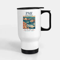 Thumbnail for Parma Airport (PMF) Travel Mugs - Poster - Stainless Steel with Holder - White
