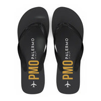 Thumbnail for Palermo Falcone Borsellino International Airport (PMO) Slippers & Flip Flops - Slippers - Flip Flops - Code - Black
