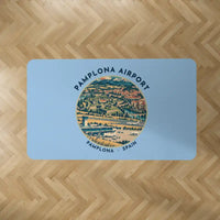 Thumbnail for Pamplona Airport (PNA) Carpets - Carpet Rectangle - Badge - Light Blue