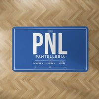 Thumbnail for Pantelleria Airport (PNL) Carpets - Carpet Rectangle - ID Tag - Blue
