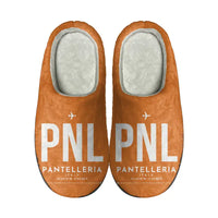 Thumbnail for Pantelleria Airport (PNL) Slippers & Flip Flops - Slippers - Cotton - Code - Same - Orange