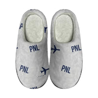 Thumbnail for Pantelleria Airport (PNL) Slippers & Flip Flops - Slippers - Cotton - Pattern - Light Gray