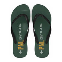 Thumbnail for Pantelleria Airport (PNL) Slippers & Flip Flops - Slippers - Flip Flops - Code - Dark Green