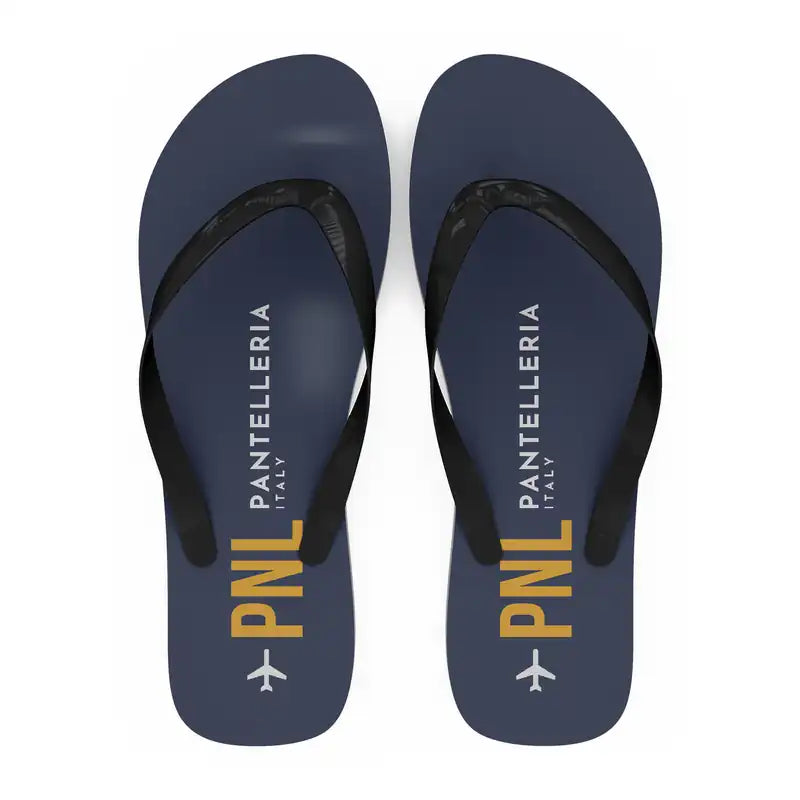 Pantelleria Airport (PNL) Slippers & Flip Flops - Slippers - Flip Flops - Code - Navy Blue