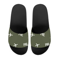 Thumbnail for Pantelleria Airport (PNL) Slippers & Flip Flops - Slippers - Sport - Pattern - Green Army