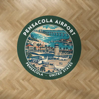 Thumbnail for Pensacola International Airport (PNS) Carpets - Carpet Round - Badge - Dark Green