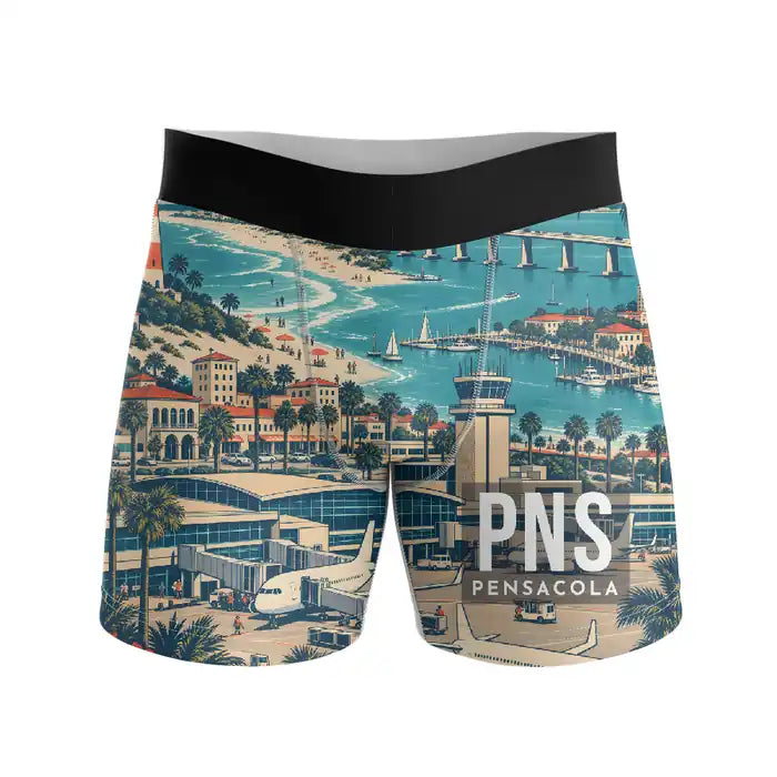Pensacola International Airport (PNS) Men Boxers - Scene