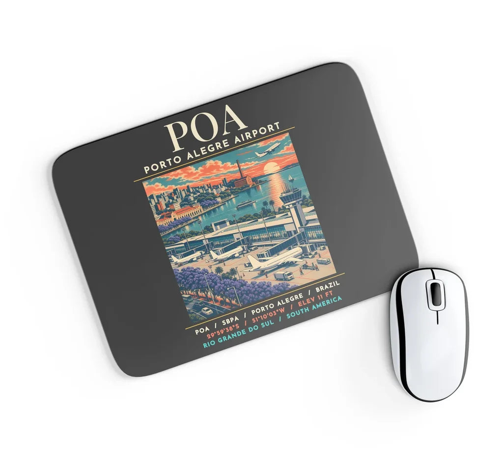 POA - Poster - Mouse Pad - Black