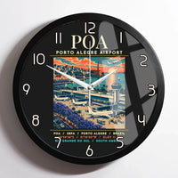 Thumbnail for POA - Poster - Wall Clock Framed - Black