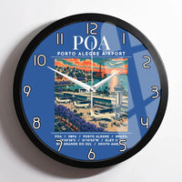 Thumbnail for POA - Poster - Wall Clock Framed - Blue