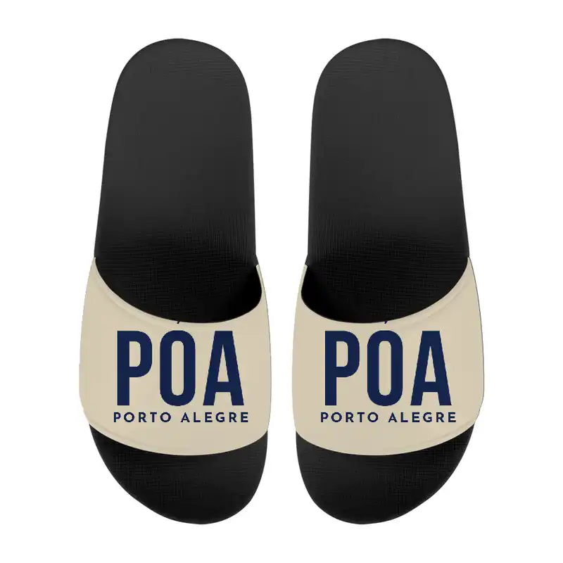 Porto Alegre - Salgado Filho International Airport (POA) Slippers & Flip Flops - Slippers - Sport - Code - Beige