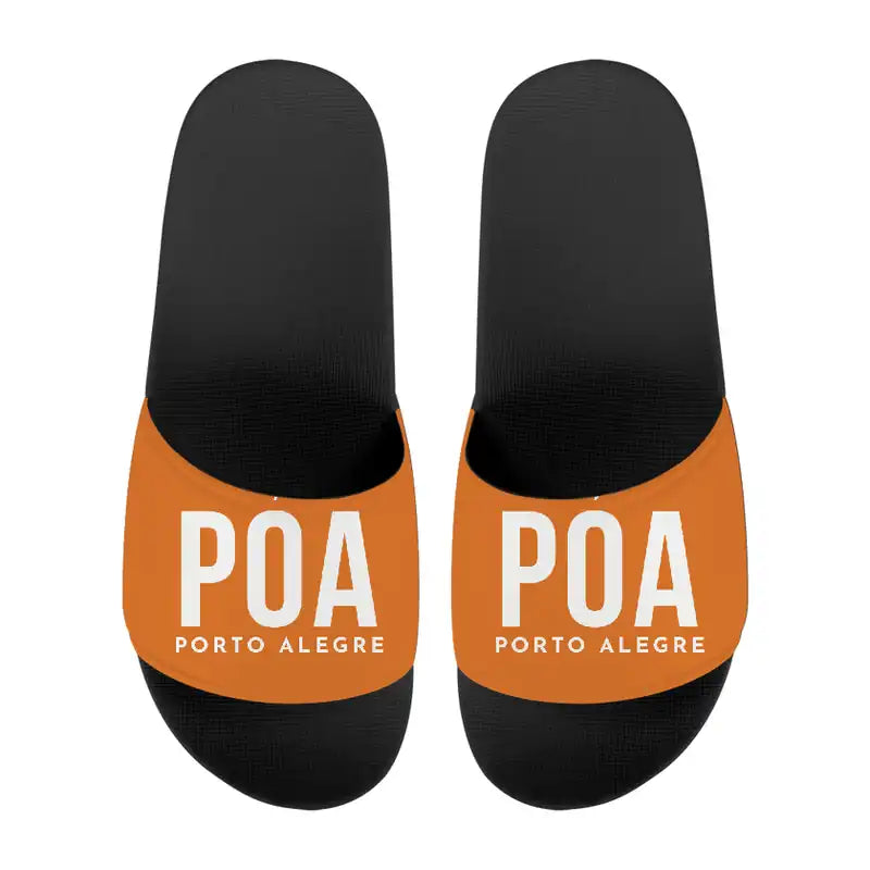 Porto Alegre - Salgado Filho International Airport (POA) Slippers & Flip Flops - Slippers - Sport - Code - Orange