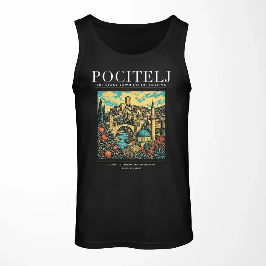 POCITELJ - Poster - Tank Top - Black