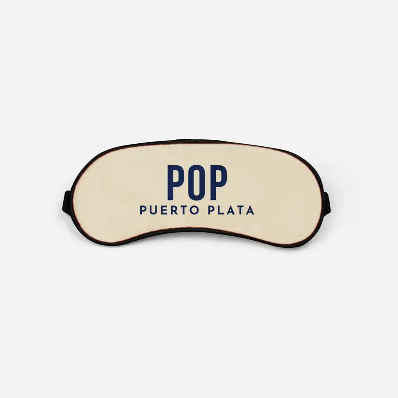 Gregorio Luperón International Airport (POP) Sleep Masks - Sleep Mask - Code - Beige