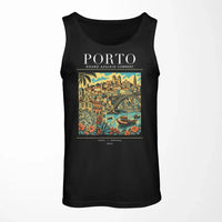 Thumbnail for PORTO - Poster - Tank Top - Black