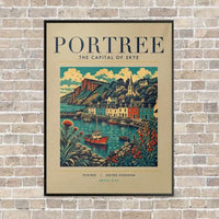Thumbnail for PORTREE - Poster - Canvas Framed - Beige