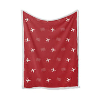 Thumbnail for Piarco International Airport (POS) Bedding Sets & Blankets - Blanket - Pattern - Red