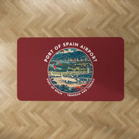 Thumbnail for Piarco International Airport (POS) Carpets - Carpet Rectangle - Badge - Dark Red