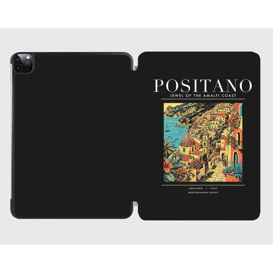POSITANO - Poster - iPad Case - Black