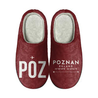 Thumbnail for Poznan - awica Henryk Wieniawski Airport (POZ) Slippers & Flip Flops - Slippers - Cotton - Code - Different - Dark Red