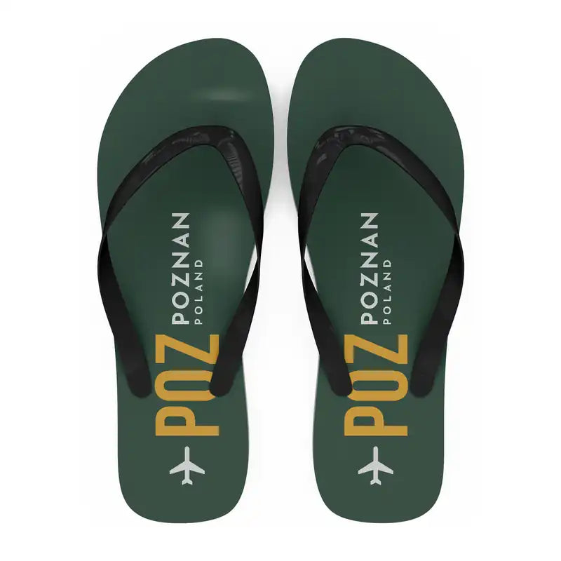 Poznan - awica Henryk Wieniawski Airport (POZ) Slippers & Flip Flops - Slippers - Flip Flops - Code - Dark Green