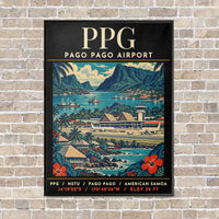 Thumbnail for PPG - Poster - Canvas Framed - Black