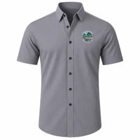 Thumbnail for Pago Pago International Airport (PPG) Shirts - Short Sleeve Shirt - Badge - Gray