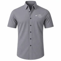 Thumbnail for Pago Pago International Airport (PPG) Shirts - Short Sleeve Shirt - Front - Gray