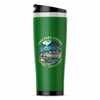 Thumbnail for Pago Pago International Airport (PPG) Travel Mugs - Badge - Stainless Steel (No Holder) - Green
